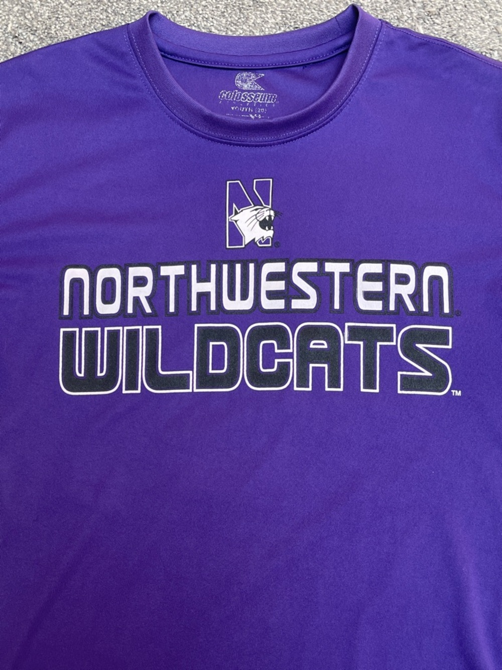 Northwestern Wildcats Jersey Knit by Colosseum - Youth 20 (women’s medium) - Picture 3 of 9